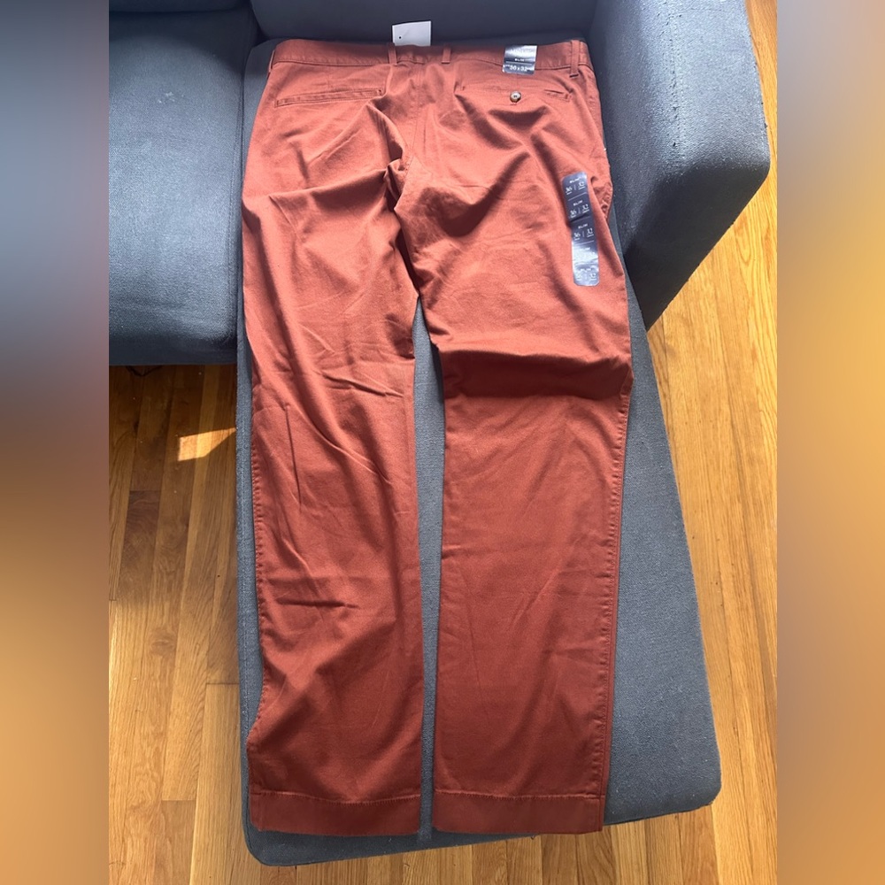 J.Crew Factory Straight-fit flex chino pant size 36/32